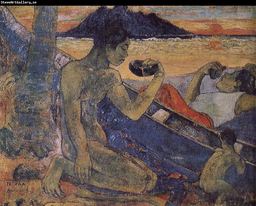 Paul Gauguin A single-plank bridge